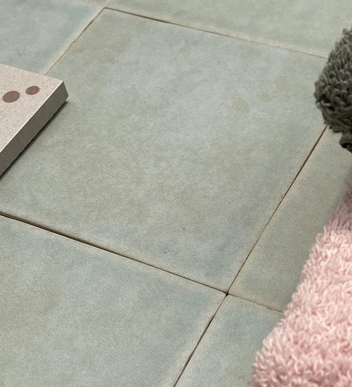 Wandtegel Revoir Paris Atelier Vert d'Eau Mat 10x10 cm