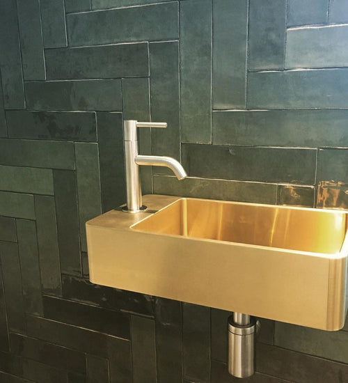 Wandtegel Revoir Paris Atelier Vert Emeraude Glossy 6,2x25 cm