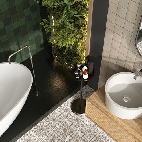 Wandtegel Revoir Paris Atelier Vert Emeraude Mat 10x10 cm