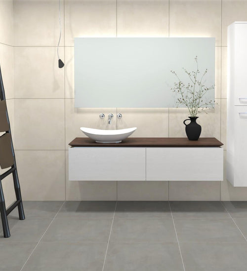 Vloertegel Villeroy & boch Section Creme mat 60x60 cm