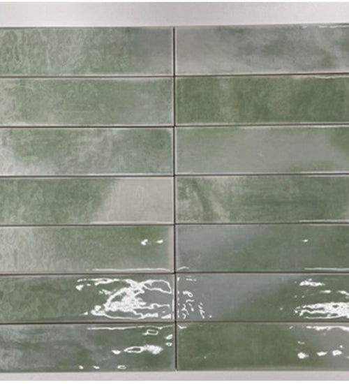 Wandtegel Ceramica Antiga Bali Jade 6x25 cm