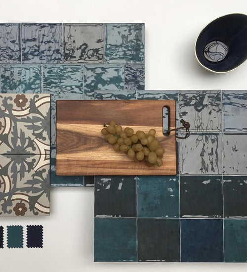 Vloertegel Revoir Paris Bel Air Iris 15x15 cm