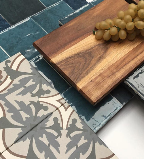 Vloertegel Revoir Paris Bel Air Iris 15x15 cm