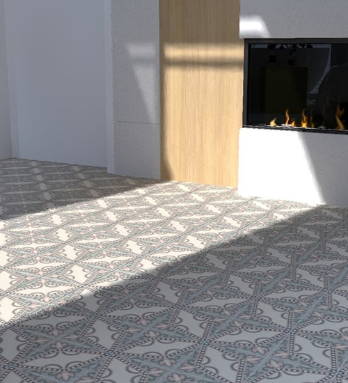 Vloertegel Revoir Paris Bel Histoire Agathe 15x15 cm