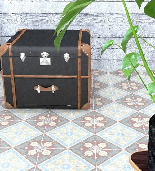 Vloertegel Revoir Paris Bel Histoire Jean 15x15 cm