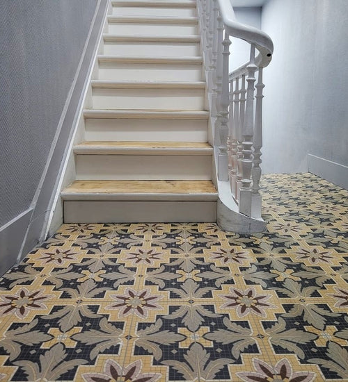 Vloertegel Revoir Paris Bel Histoire Octavie Coin A 15x15 cm