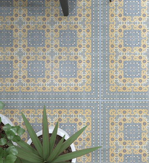 Vloertegel Revoir Paris Bel Histoire Romeo Coin A 15x15 cm