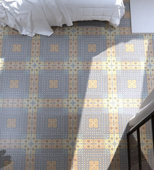 Vloertegel Revoir Paris Bel Histoire Romeo Coin A 15x15 cm