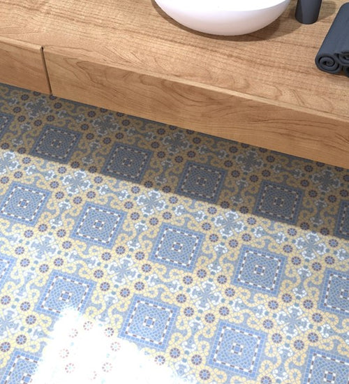 Vloertegel Revoir Paris Bel Histoire Romeo Coin B 15x15 cm