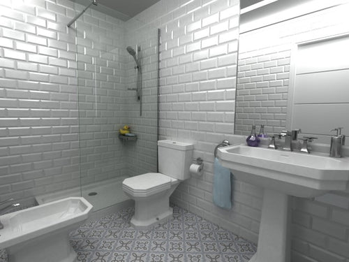 Vloertegel Vives Benaco Tercello Mar 20x20 cm