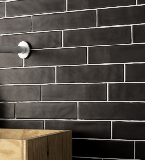 Sampletegel Sottocer Block Zwart mat