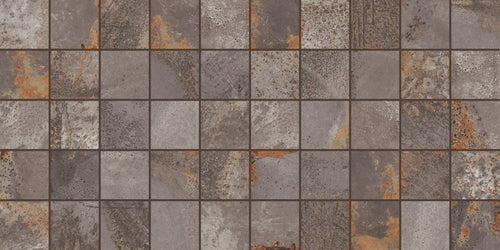 Wandtegel Cifre Blaze Anthracite Brillo 10x10 cm