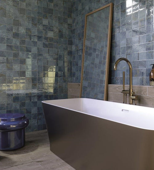 Sampletegel Cifre Blaze Blue Brillo