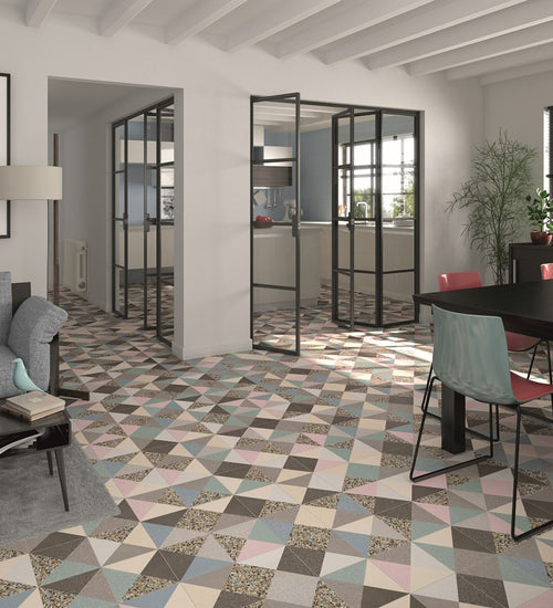 Vloertegel Vives Brenta Argileto Blanco 20x20 cm