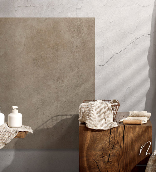 Vloertegel Rak Surface Bruin mat