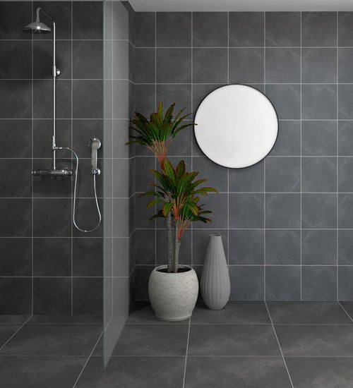 Vloertegel Villeroy & boch Hudson Antraciet mat 30x30 cm