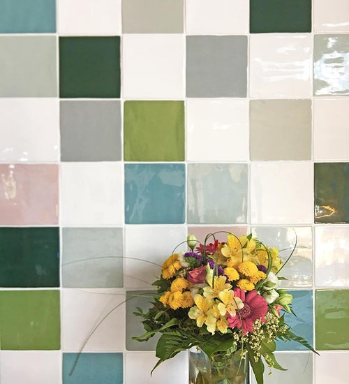 Wandtegel Sottocer Harmony Blauw glans