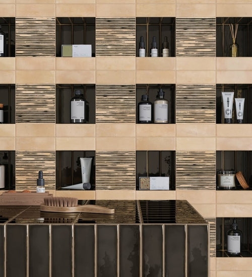 Wandtegel Wow  Casablanca O Kohl 5x15 cm