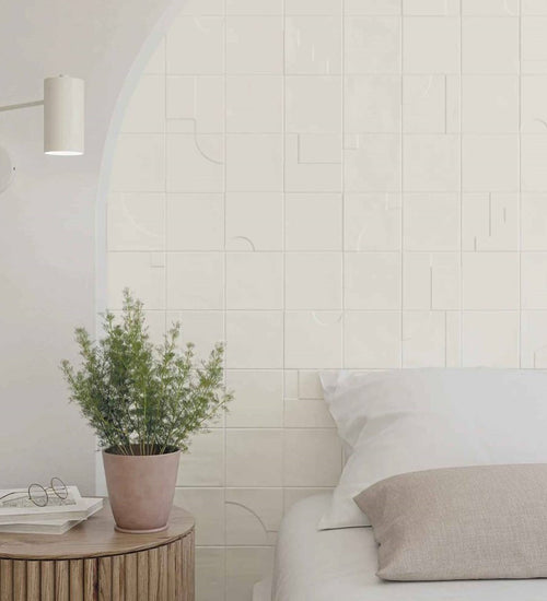 Wandtegel Wow  Casbah Decor Mix Talc 12,5x12,5 cm