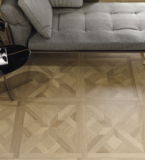 Vloertegel Cifre Casetone Walnut 60x60 cm
