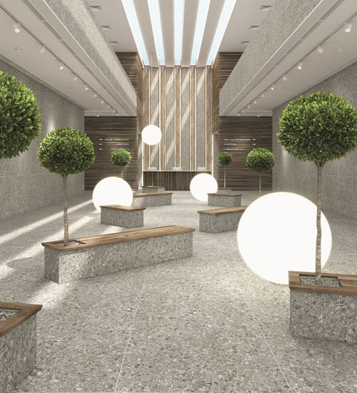 Vloertegel Vives Ceppo di Gre Cemento-R 120x12 cm 0