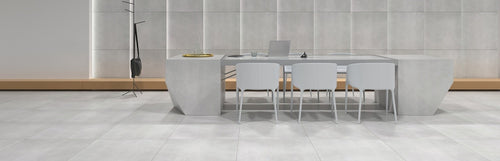 Vloertegel Grandeur Stark Wit mat