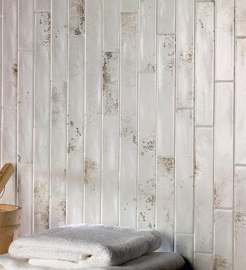 Wandtegel Natucer Cool Ash 5x30 cm