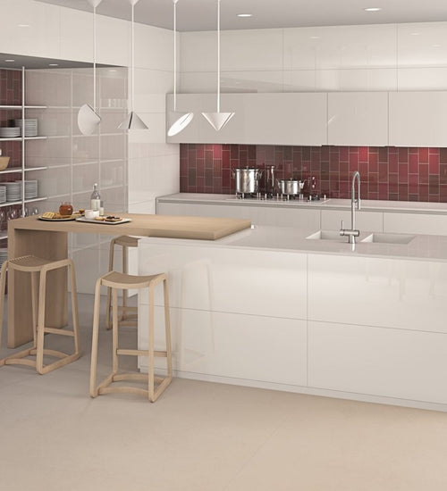 Wandtegel Vives Corso Burdeos 10x20 cm