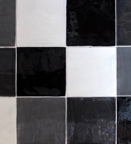 Wandtegel Cevica Cotto 13x13 cm Gris Oscuro