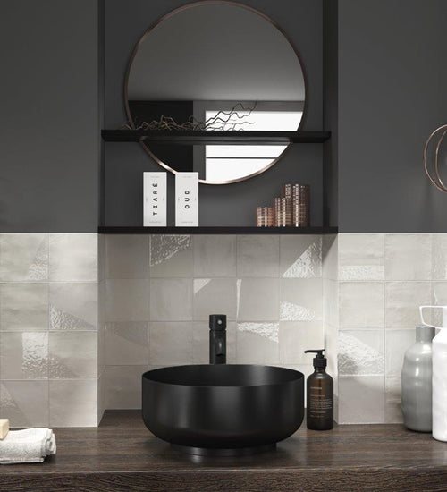 Vloertegel Carmen Delight Drop Pearl 13,8x13,8 cm