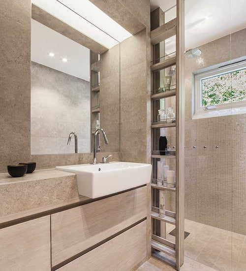 Mozaiektegel Aquacolor Antique Wit 1x1 cm