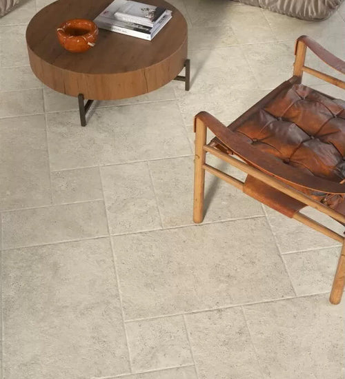 Sampletegel Fondovalle Royal travertino Ivoor