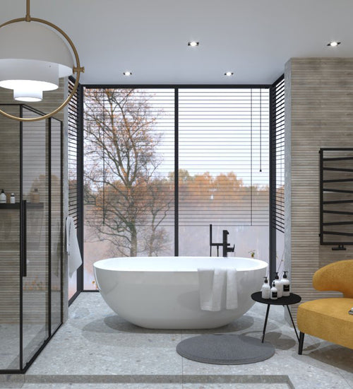 Decoratietegel Sichenia Silvis Grijs mat 20x120 cm