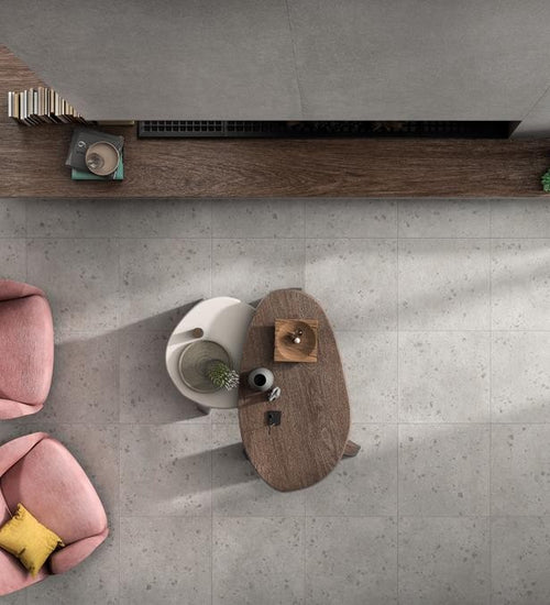 Vloertegel Panaria Context Grijs mat 60x60 cm