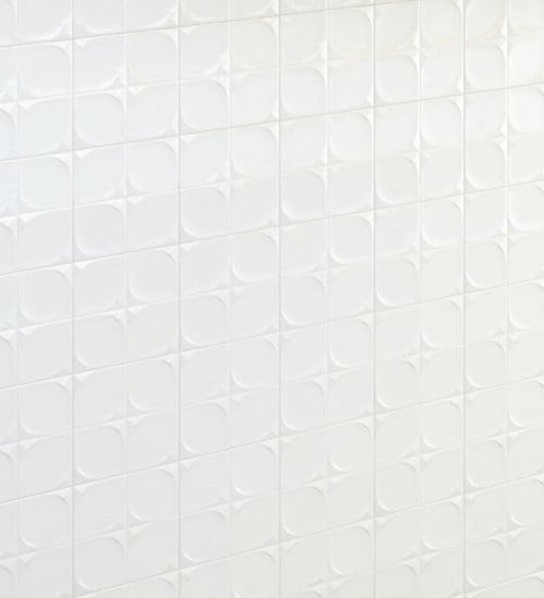 Wandtegel Vives Etnia 13x13 cm Sindhi Blanco