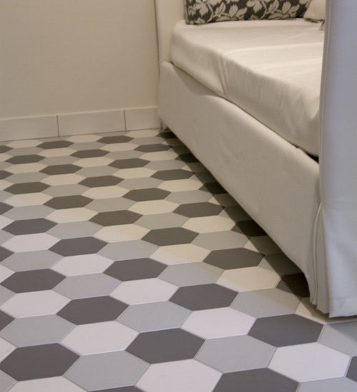 Vloertegel Tonalite Examatt Bianco Matt 15x17,1 cm