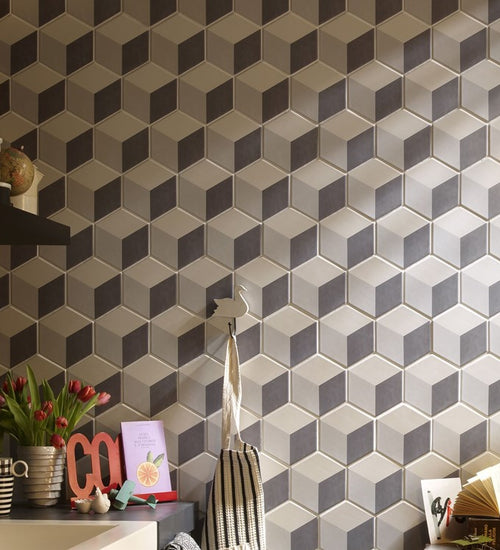 Vloertegel Tonalite Examatt Decoro Tredi Tabacco 15x17,1 cm