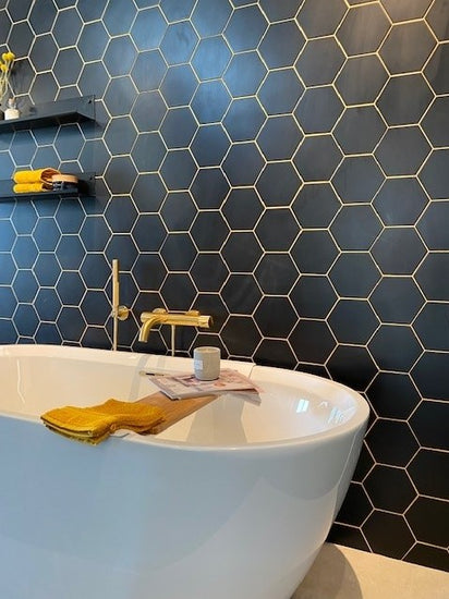 Vloertegel Tonalite Examatt Nero Matt 15x17,1 cm