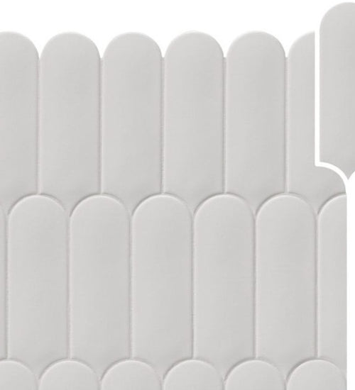 Wandtegel Natucer Fan Fog Matt 7,2x19,5 cm