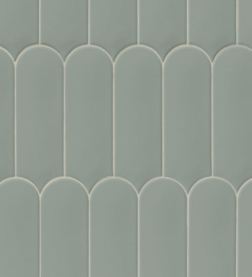 Wandtegel Natucer Fan Marine Matt 7,2x19,5 cm