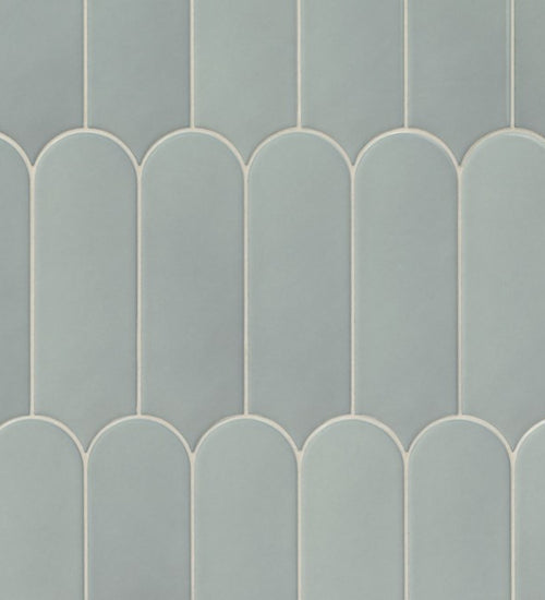 Wandtegel Natucer Fan Mix Acqua 7,2x19,5 cm