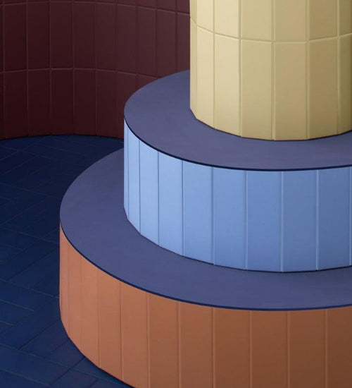 Sampletegel Quintessenza Färgblock Arancio Matt