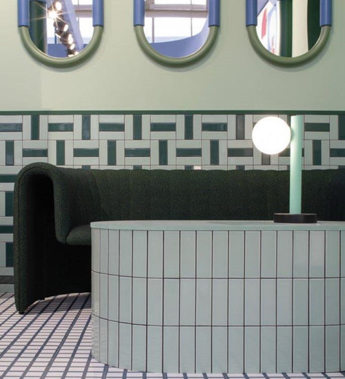 Sampletegel Quintessenza Färgblock Cannella Lucido