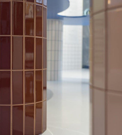 Sampletegel Quintessenza Färgblock Champagne Lucido