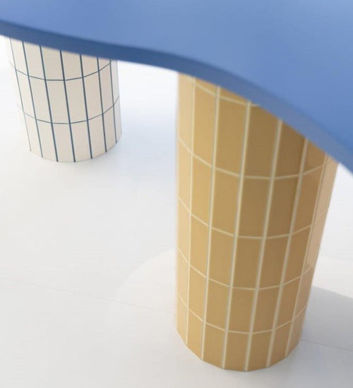 Sampletegel Quintessenza Färgblock Senape Lucido