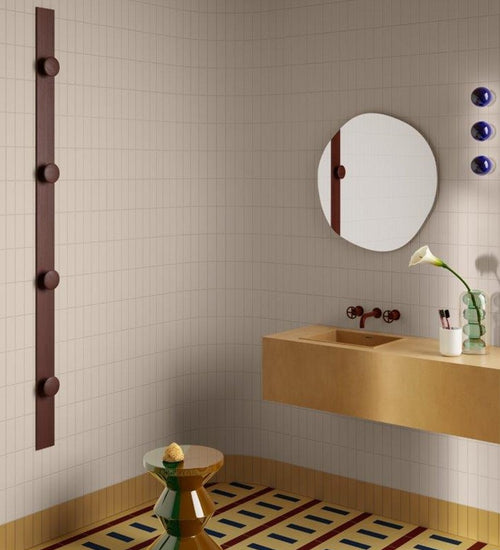 Sampletegel Quintessenza Färgblock Smeraldo Matt