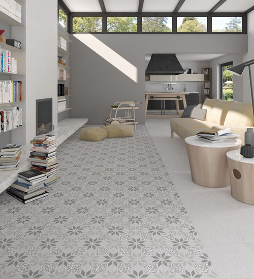 Vloertegel Vives Farnese-R Humo 29,3x29,3 cm