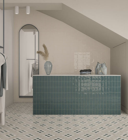 Wandtegel Wow  Fayenza Belt Deep White 6,2x12,5 cm