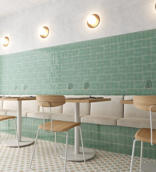 Wandtegel Wow  Fayenza Belt Fern 6,2x12,5 cm