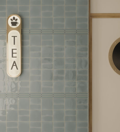 Wandtegel Wow  Fayenza Belt Greige 6,2x12,5 cm